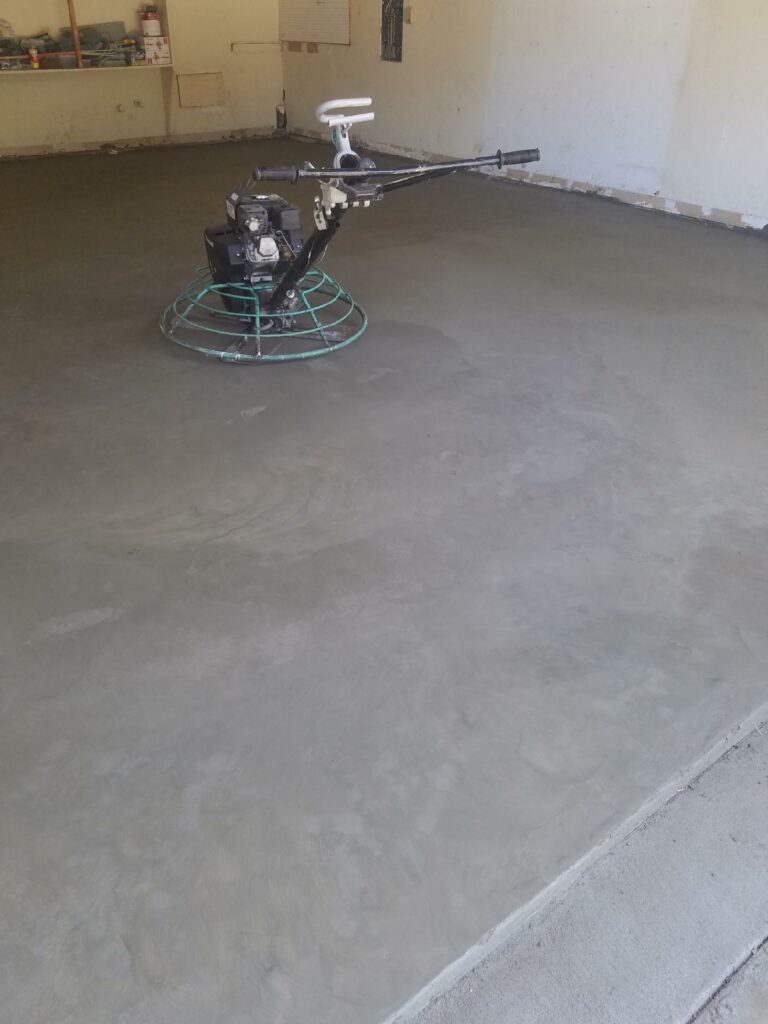 Concrete Replacement for Garage in Dallas