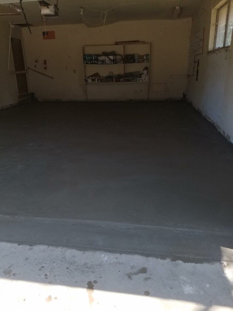 Concrete Replacement for Garage in Dallas