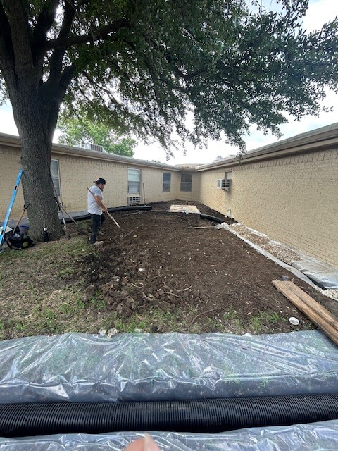 Drainage Project in Burleson, Texas