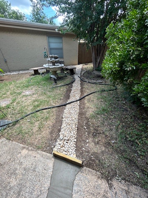 Drainage Project in Burleson, Texas