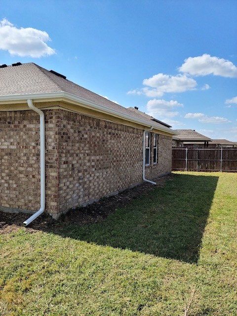 Gutter Installation Job In Saginaw TX 