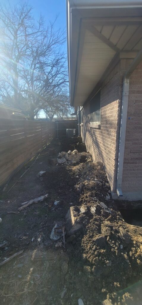 Concrete Pressed Pier Installation in Grand Prairie, TX