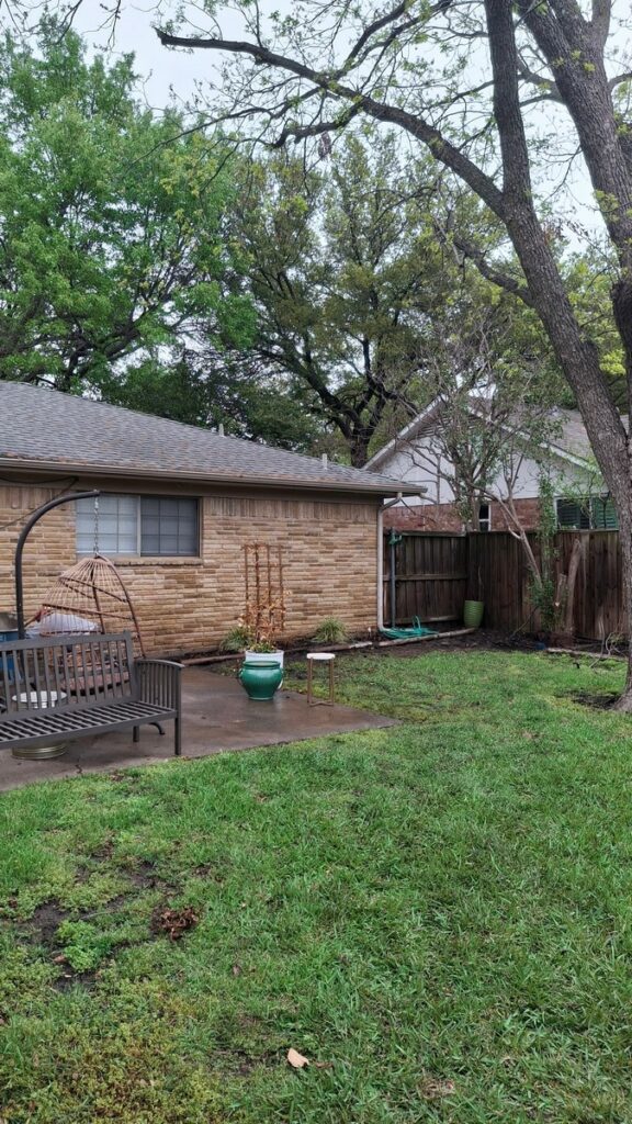 Foundation Repair Contractors Install Piers and Drain Upgrade in Richardson, TX