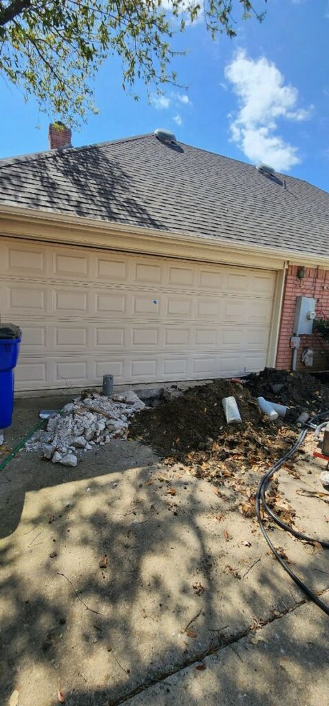 Mansfield, TX Hybrid Pier Foundation Repair Project