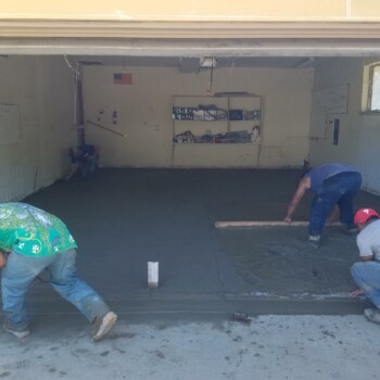 Concrete Replacement for Garage in Dallas